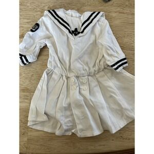 American Girl Samantha Saves the Day Midi Sailor Dress Pleasant Company Tag